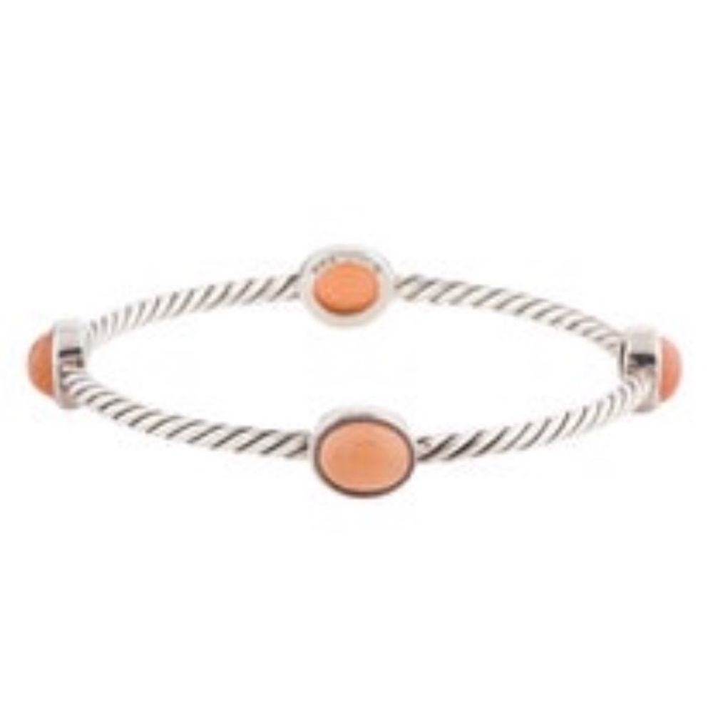 🎈Host Pick🥳 David Yurman Moonstone Bangle&Pouch!
